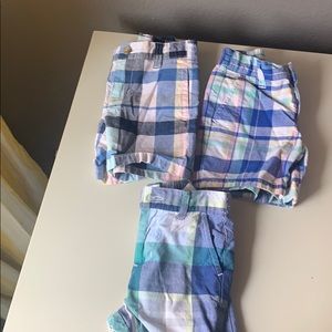 3 pairs of Janie and Jack shorts